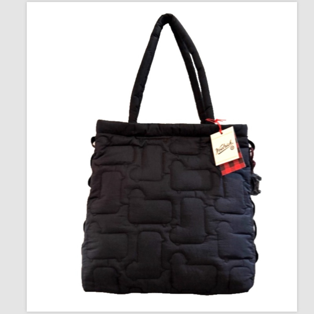 Woolrich X Target Quilted Sheep Tote Bag Black NEW